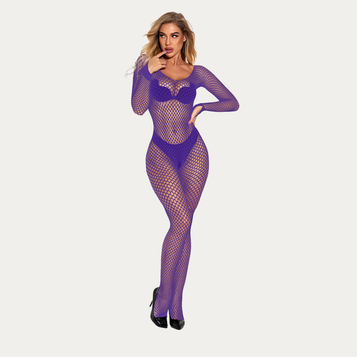 Seductive Sheer Fishnet Bodystocking