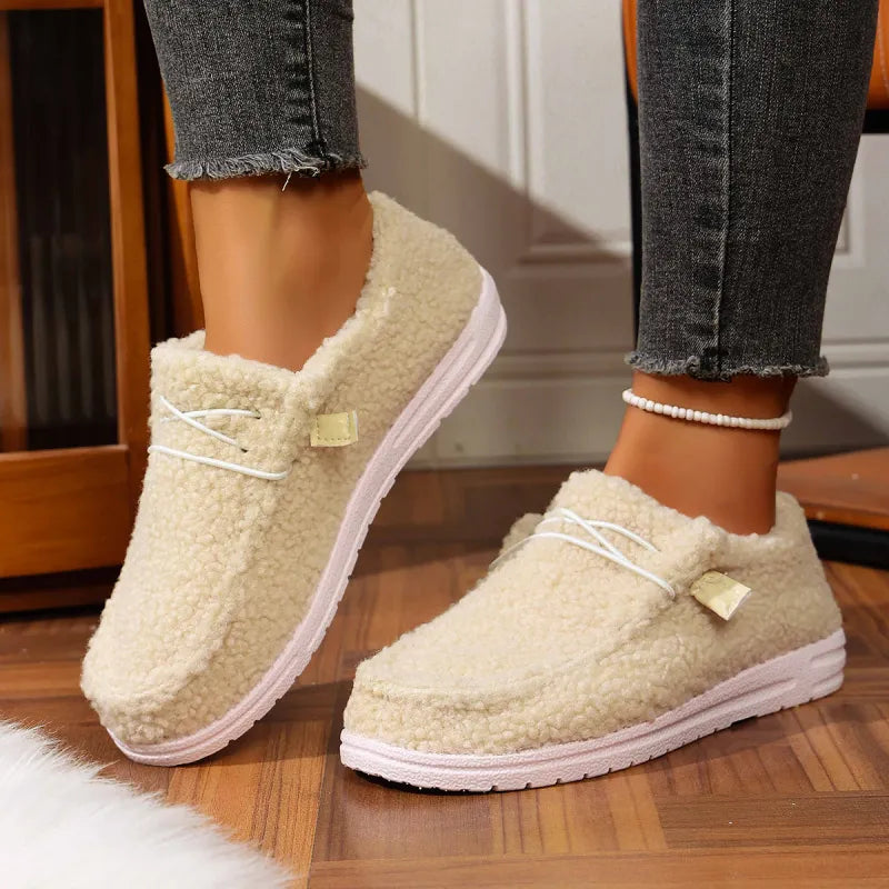 Luna™ | Warm Teddy Slippers