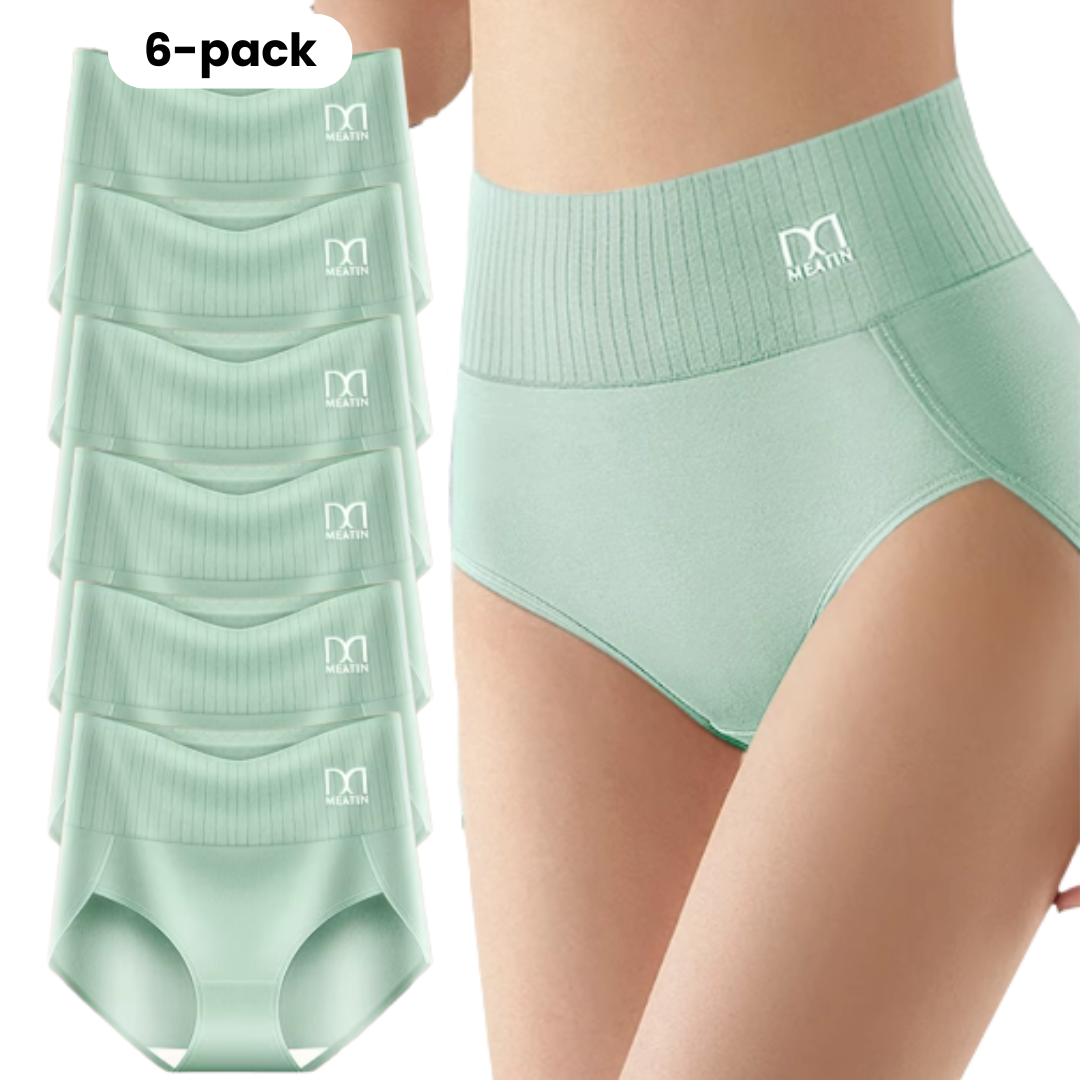 Shapwear™ - 6-pack Breathable & Comfortable High Waist Panties with Tummy Support