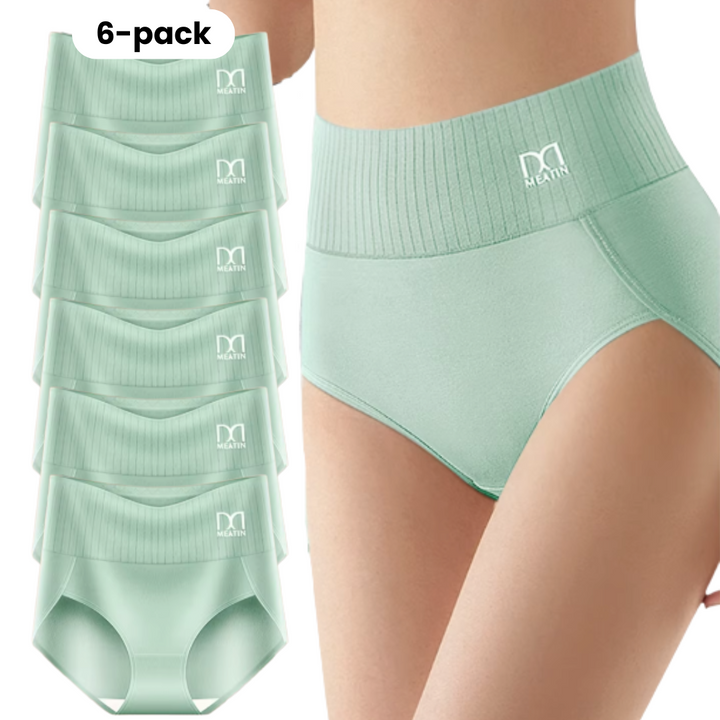 Shapwear™ - 6-pack Breathable & Comfortable High Waist Panties with Tummy Support