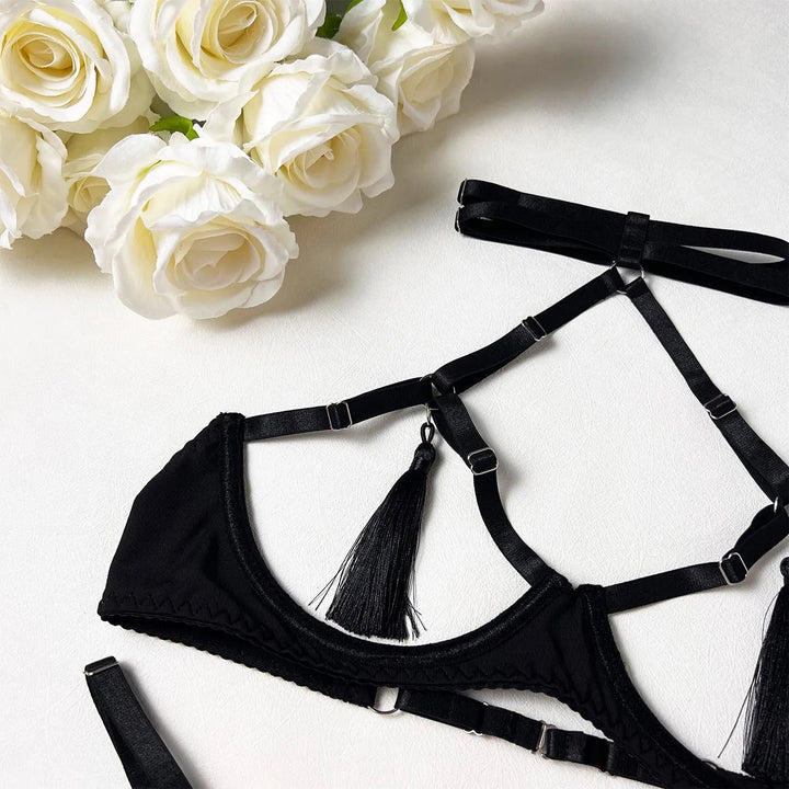 Desiree – Seductive Strappy Lingerie Set