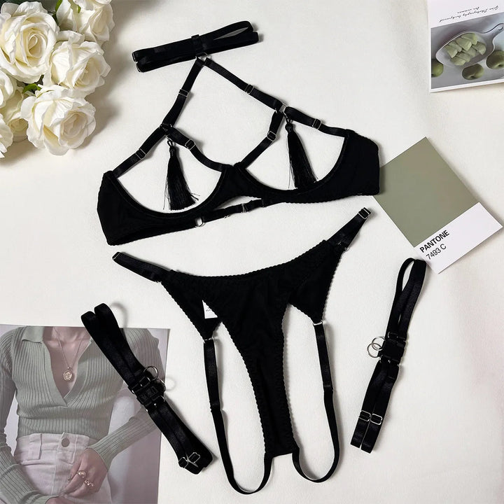 Desiree – Seductive Strappy Lingerie Set