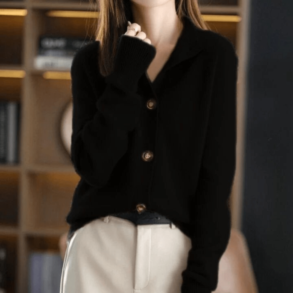 Anny | Luxurious Cashmere Knit Cardigan