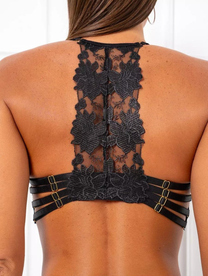 Maxine Lace & Harness Lingerie Set